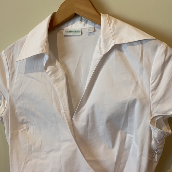 NWOT New York & Co white blouse - Picture 3 of 6